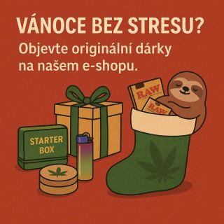 🎄 Vánoce bez stresu? Darujte originální dárky, které potěší i překvapí 🌿 Starter boxy, stylové zapalovače, vánoční ponožky...