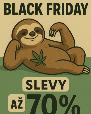 🌿 Lenochod hlásí: Black Friday je za rohem! 🦥 Pohodlně se usaď a připrav se na slevy až 70 %! 💥 Nečekej do poslední chvíle...